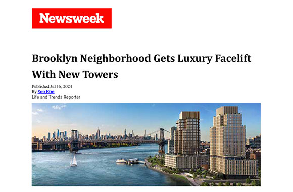 Williamsburg Wharf in Newsweek